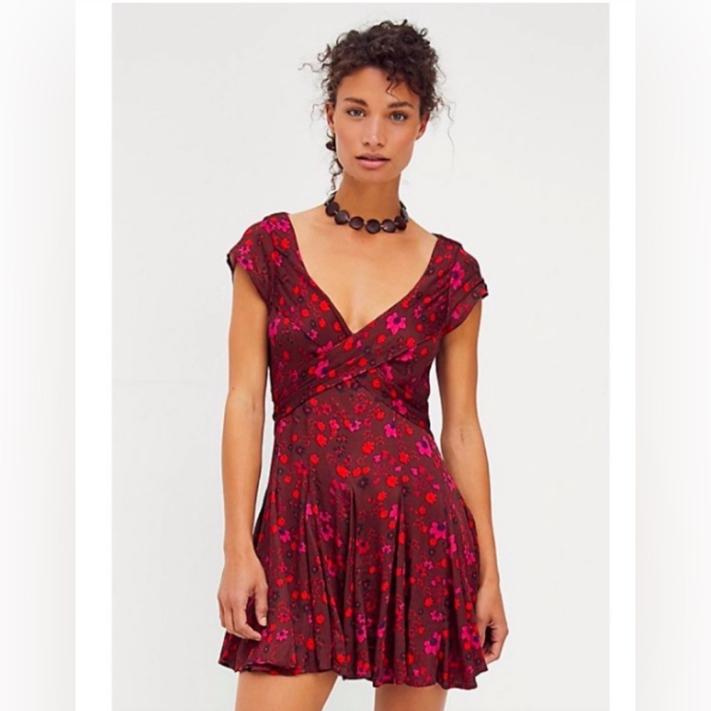 Free People It Takes Two wrap dress size L NWT